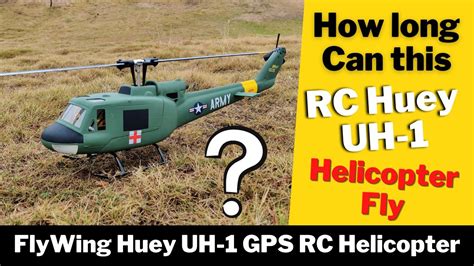 Bell Uh 1 Iroquois Flywing Huey Rc Helicopter Flight Endurance Test