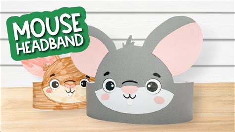 Mouse Headband Craft For Kids Youtube