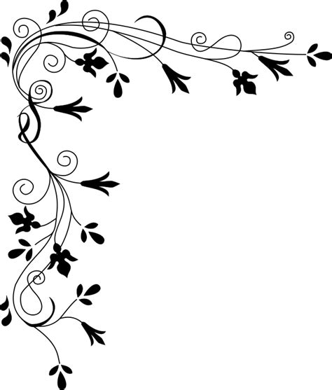 Free Beautiful Borders And Frames For Projects Black And White