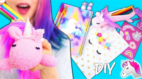Diy Unicorn School Supplies Learn How To Make Cutest Unicorn Crafts