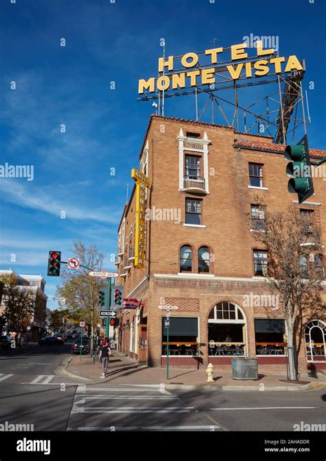 Historic Hotel Monte Vista In Flagstaff Arizona Stock Photo Alamy