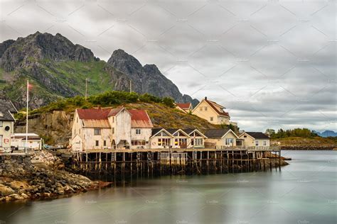 Henningsvaer Fishing Village In Norway High Quality Architecture