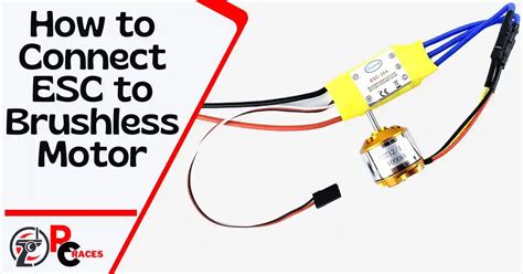 How To Connect Esc To Brushless Motor 3 Easy Phases