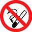 Smoking Prohibited Self Adhesive Sign SA02  MammothWorkwearcom
