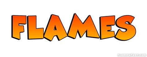 Flames Лого Бесплатный инструмент для дизайна имени от Flaming Text