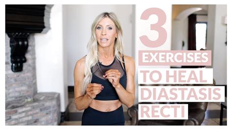 3 Exercises To Heal Diastasis Recti Youtube