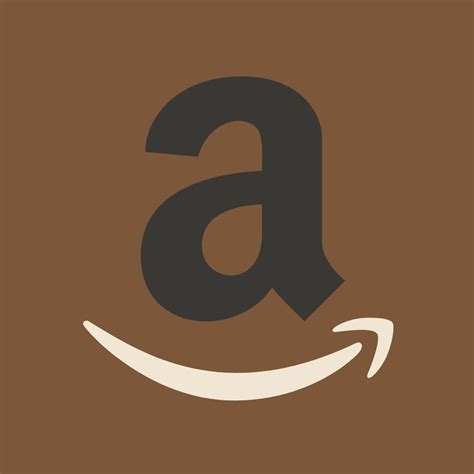 An Amazon Logo With The Letter A On Its Brown Backgroung