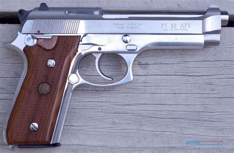 Taurus Stainless Steel Pt92 Afs 9mm For Sale At