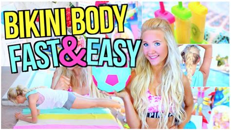 How To Lose Weight And Get A Bikini Body Fast And Easy Youtube