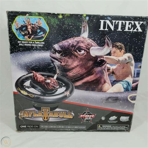 Intex Pbr Inflatabull Bull Riding Giant Ride On Pool Lake Inflatable