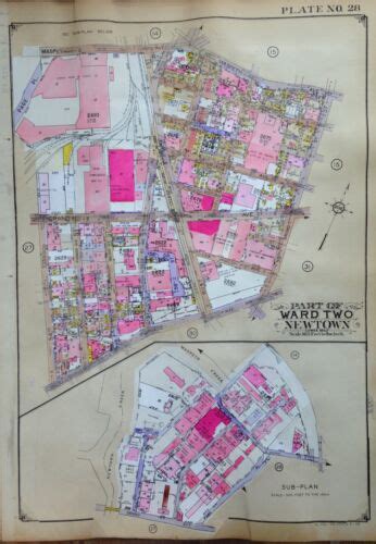 Orig 1929 E Belcher Hyde Atlas Map Maspeth Queens New York 54 59th