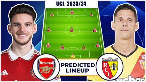 Arsenal Uefa Champions League Matchday 5 Predicted Lineup Tactic