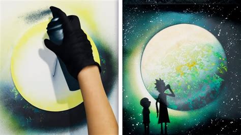 15 Brilliant Art Ideas With Spray Paint Youtube