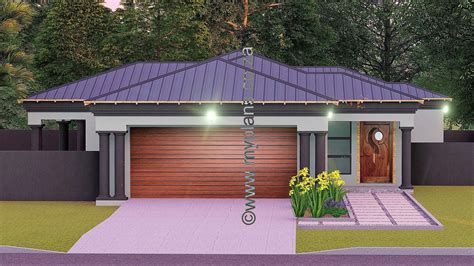 13 Exquisite Simple 3 Bedroom House Plan With Double Garage Most