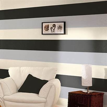 Living Cream Grey Striped Silver Stripe Wallpapers