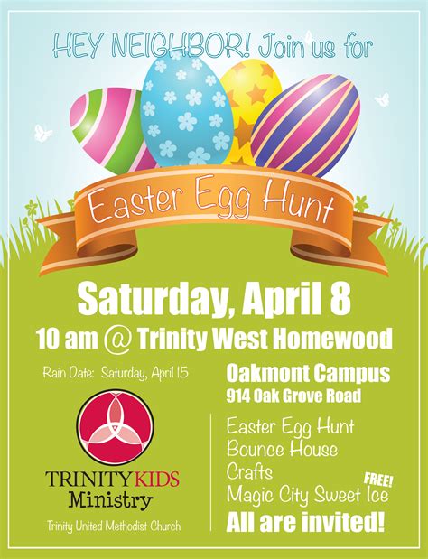 Your virtual egg hunt has the opportunity to reach people all across the state, country, and even people in other countries who may have never heard the easter message. Easter Egg Hunt | Trinity United Methodist Church