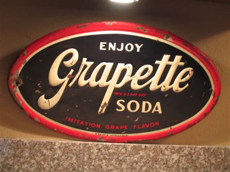 Grapette Soda Sign Collectors Weekly