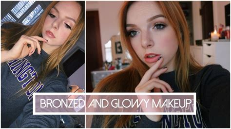 Get Ready With Me Bronzed And Glowy Makeup Youtube