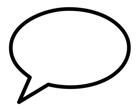 Word Balloon Png Transparent Images Free