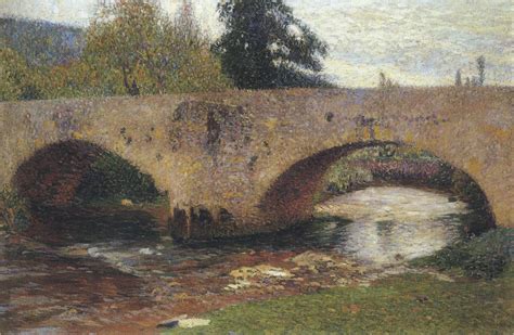 Le Pont Du Labastide Du Vert Painting Henri Martin Oil Paintings