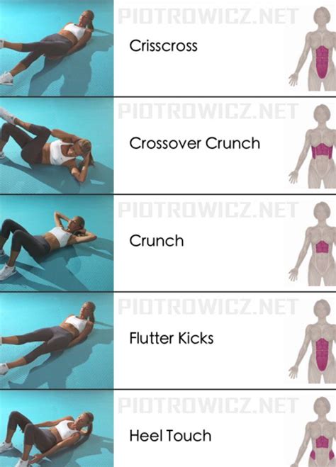 Vielleicht ein laufband, dass ich benutzen könnte wenn ich nicht draussen joggen möchte. 5 Bauchmuskel-Übungen für einen flachen Bauch | Bauch weg ...