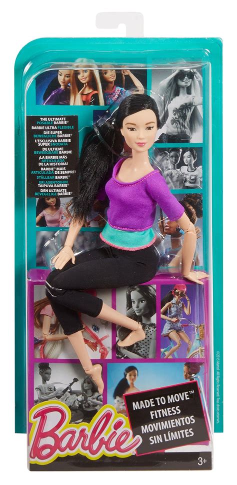 Barbie Made To Move Barbie Doll Purple Top Amazon Exclusive 3499