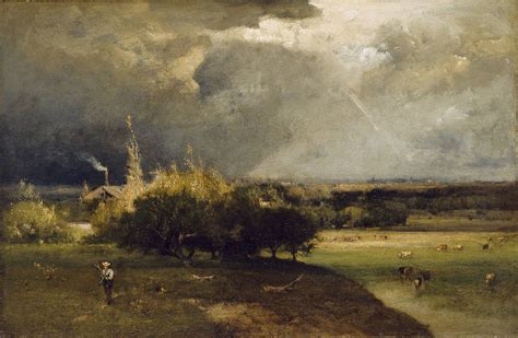 The Coming Storm Ca 1879 George Inness American 1825 1894 Pastel