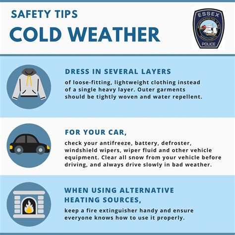 Essex Police Department Shares Tips For Cold Weather And Winter Driving
