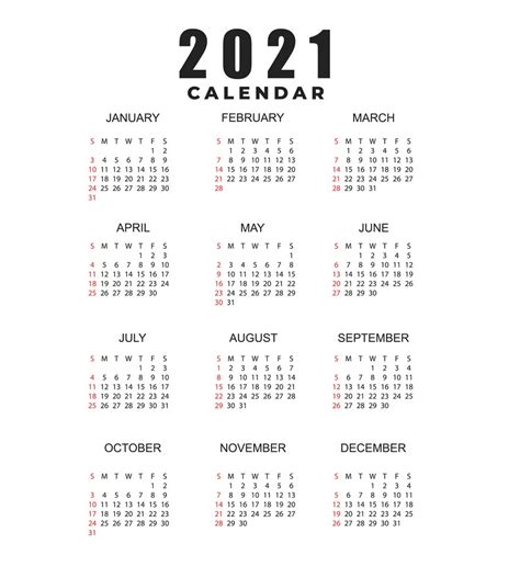 Free Printable Motivational Calendar 2021 Free Letter Templates