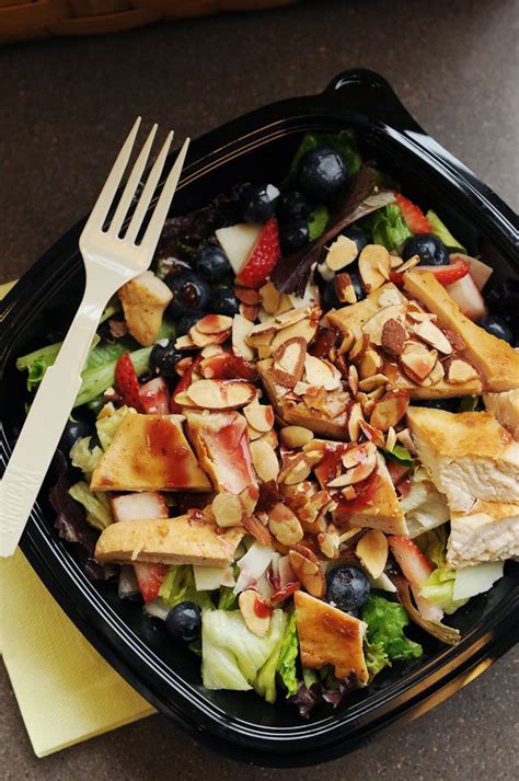 Sale 6% off wendy's gift cards. Wendy's Berry Almond Chicken Salad - dineanddish.net ...