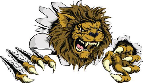 Best Cartoon Of Scary Lion Illustrations Royalty Free Vector Graphics And Clip Art Istock