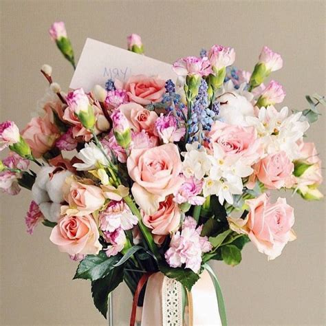 Нежные букеты цветов С днем рождения (37 фото)
