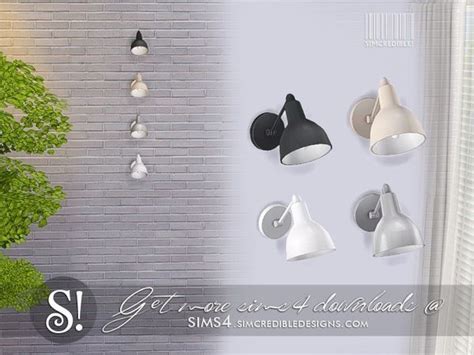 Simcredibles Dual Channel Spot Lamp 1 Sims 4 Cc Furniture Sims Sims 4