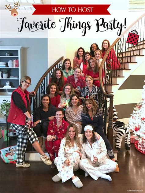 How To Host A Favorite Things Party Ladies Christmas Party Girls