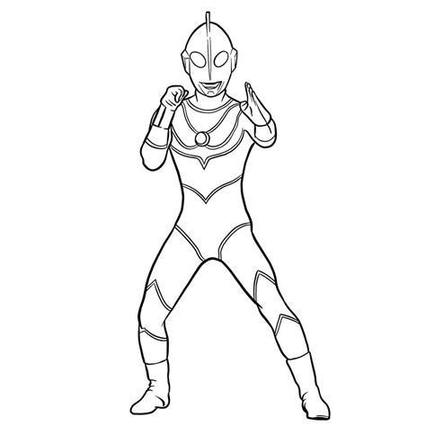 Ultraman Coloring Pages 100 Pictures Free Printable Easy