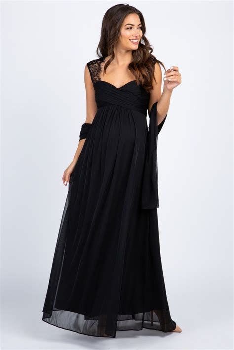 black lace maternity evening gown maternity evening maternity evening gowns maternity