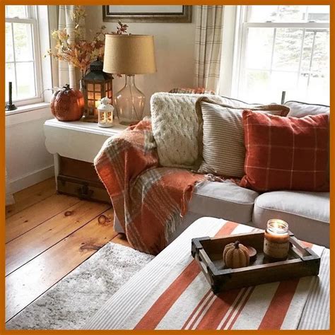 63 How To Decorate Livingroom With Autumn Colors To Make Cozy Your