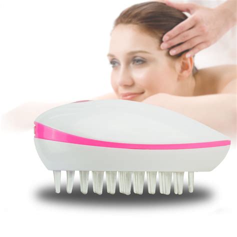 Peralng Mini Hand Held Electric Scalp Massager Head Anti Static