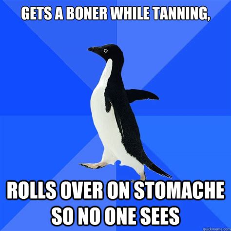 Gets A Boner While Tanning Rolls Over On Stomache So No One Sees