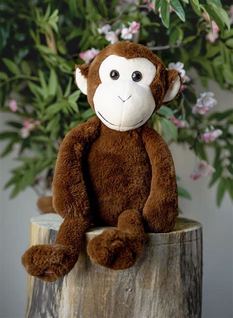 Vintage Monkey Monkey Stuffed Animal Monkey Baby Heartbeat