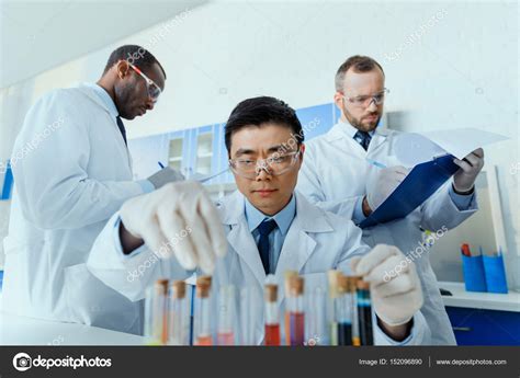 Scientists Working In Lab Stock Photo By AlexNazaruk 152096890