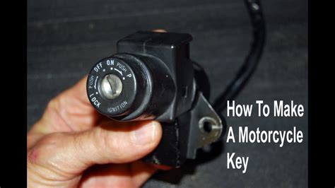 Not only will this help you develop the skills and strength that you need to succeed, but it will help you help get your name out there in the community. How to Make a Working Motorcycle Key - YouTube