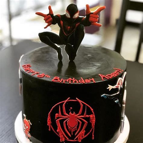 Image Result For Miles Morales Birthday Cake Spiderman Birthday Cake