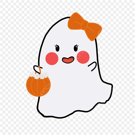 Cute Halloween Ghost Clipart Hd Png Cute Female Ghost Cute Ghost