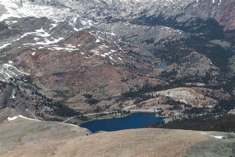 Tioga Lake And Smaller Miscellaneous Lakes From The Summit Flickr