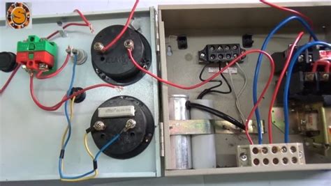 single phase starter wiring diagram