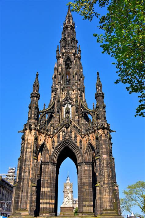 Scott Monument In Edinburgh Scotland Encircle Photos