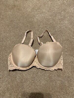 Victorias Secret Dream Angels Lined Demi Tan Beige Nude Buff Size Dd