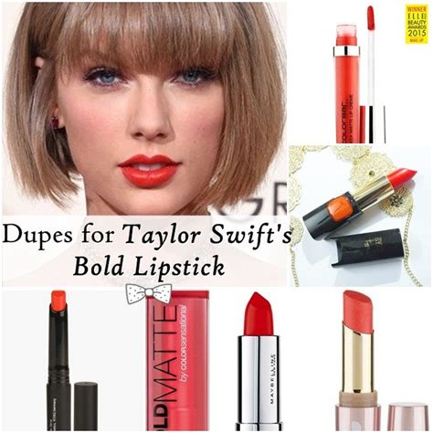 Dupes For Taylor Swifts Bold Lipstick Taylor Swift Red Pout