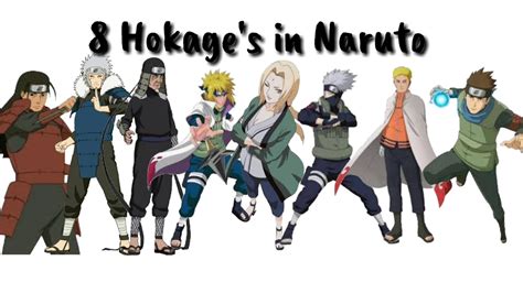 8 Hokages Naruto And Boruto List Of Hokages Youtube